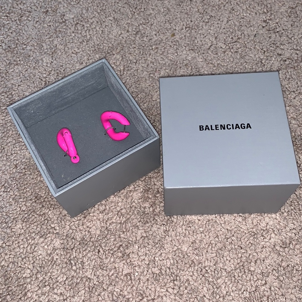 BALENCIAGA LOOP EARRINGS